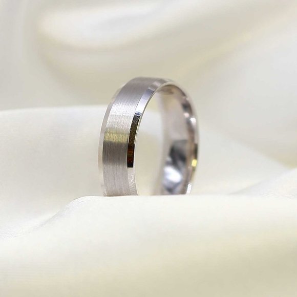 10 K Gold wedding Band 6mm , white gold, yellow gold, rose gold, engagement - Picture 7 of 7